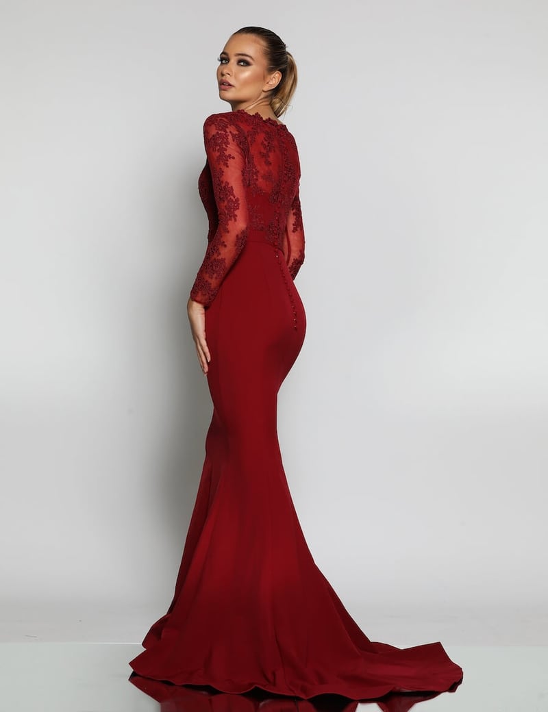 JX1047 Jadore Gown - Red main image 0